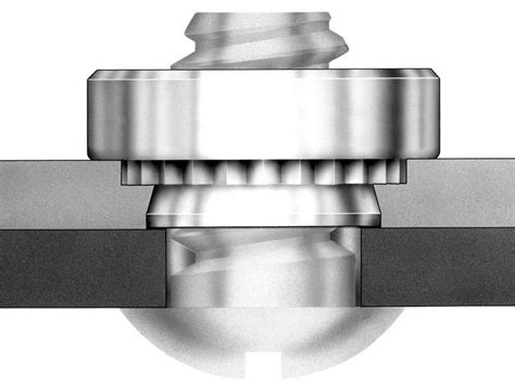 clinch nuts for sheet metal|pem inserts for sheet metal.